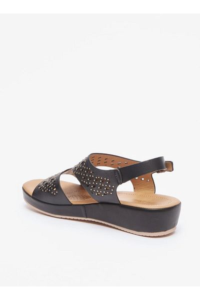 Flora Bella by Shoexpress Embellished Open-Toe Sandals with Buckle Closure