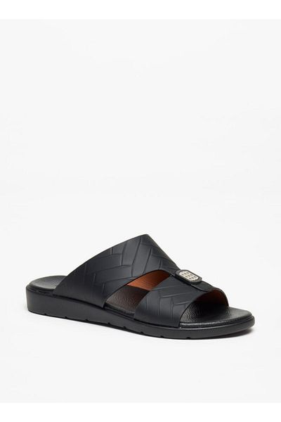 LBL by Shoexpress Men's Textured Slip-On Arabic Sandals
