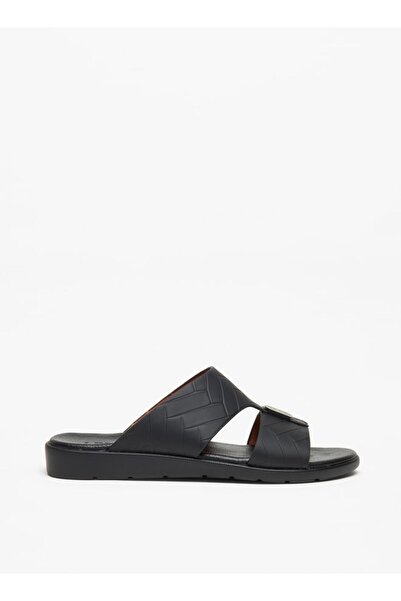 LBL by Shoexpress Men's Textured Slip-On Arabic Sandals