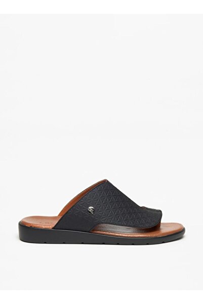 LBL by Shoexpress Men's Textured Slip-On Arabic Sandals