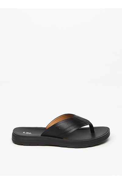 LBL by Shoexpress Men's Textured Slip-On Thong Sandals