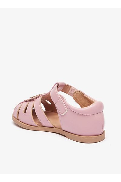 Flora Bella by Shoexpress Applique Detail Sandals with Hook and Loop Closure