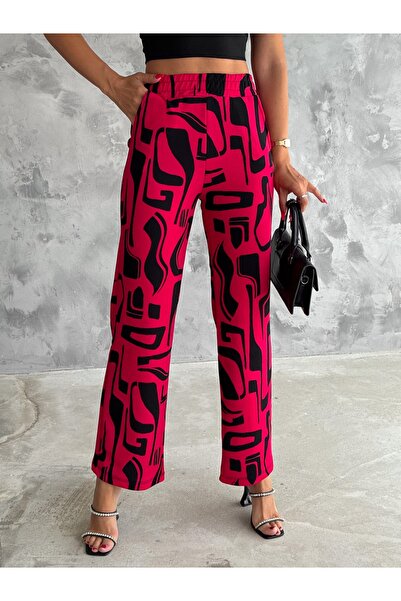 fiolin Γυναικείο πλεκτό κρεπ παντελόνι - Άνετο και κομψό