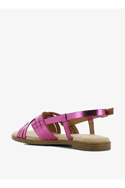 SJ Women's Cross Strap Sandals with Buckle Closure
