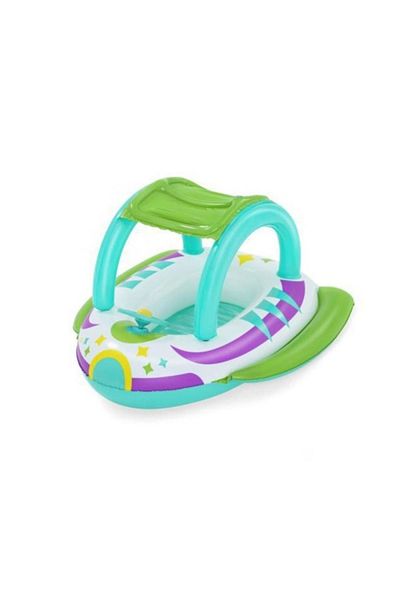 BESTWAY 34149 Bestway Space Splash - 1.07m x 1.12m Baby Boat Boat with Canopy