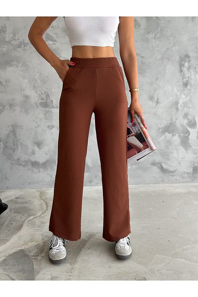 fiolin Women's Knitted Crepe Pants - Comfortable and Stylish