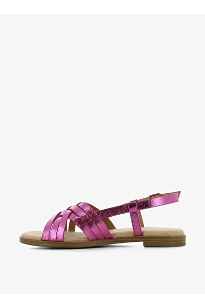 SJ Women's Cross Strap Sandals with Buckle Closure