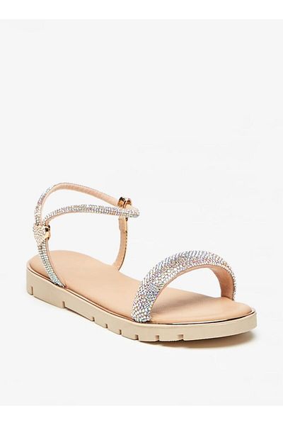 Celeste Girls' Embellished Open Toe Sandals