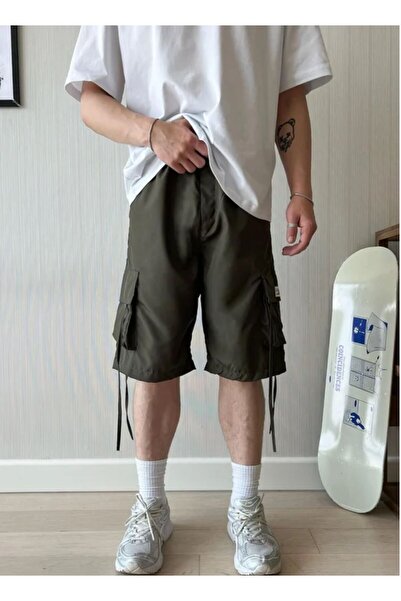 RE7EDİ UNİSEX PARAŞÜT ŞORT HAKİ