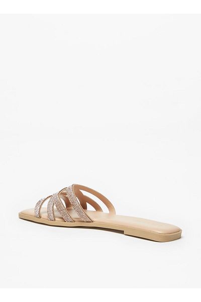 Celeste Women's Embellished Slip-On Flat Sandals