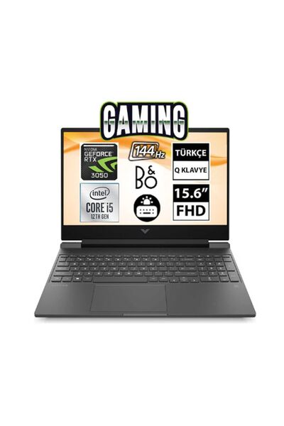 HP Victus Gaming 15-FA0011NT i5-12450H 16GB 512GB SSD 4GB RTX3050 Freedos 15....