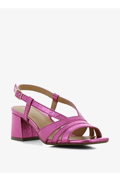 SJ Women's Block Heeled Sandals with Buckle Closure