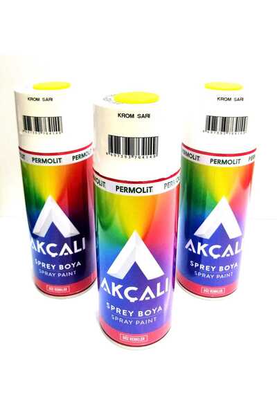 akçalı sprey SPREY BOYA AKÇALI 400 ML.KROM SARI