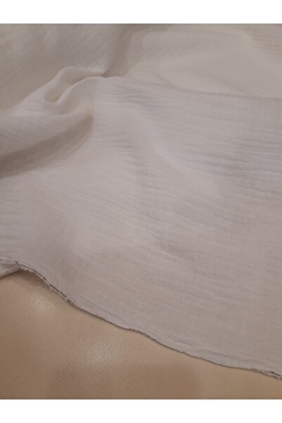 Safir Kumaş Yüzde Yüz Pamuk Çift Kat Elbiselik Giyimlik Müslin Kumaş 2.5 Metre