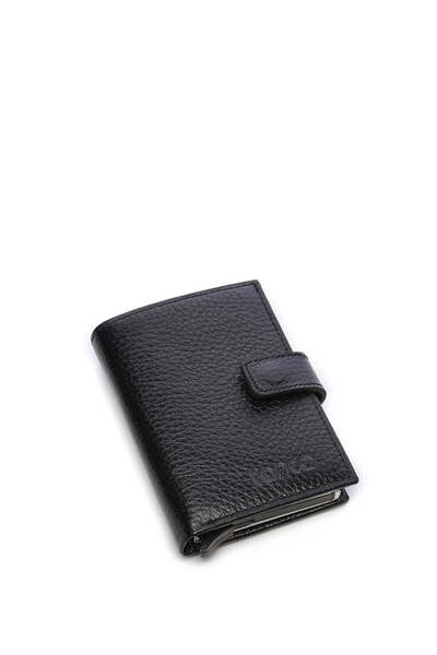 Tamer Tanca Чоловічий гаманець з натуральної шкіри чорного кольору