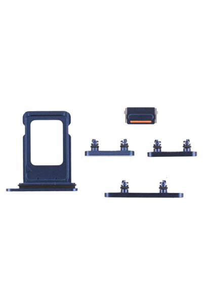 indirimplus iPhone 13 Sim Kart Tepsisi + Yan Tuşlar (Mavi)
