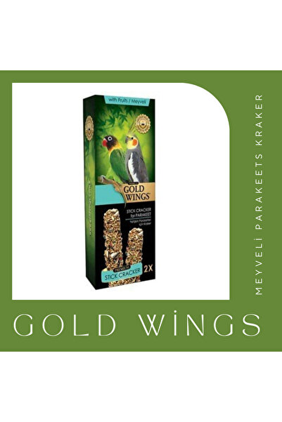 Gold Wings Premium Goldwings PARAKEETS MEYVELİ KRAKERİ