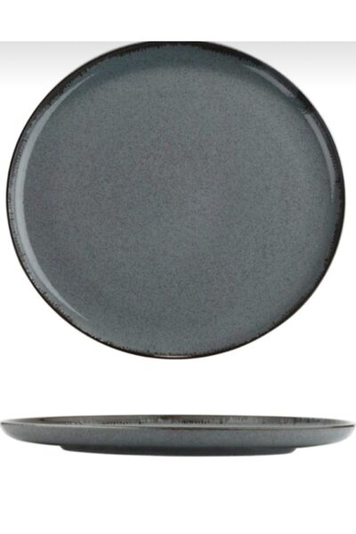 vinekaradenizstore Kütahya Porselen Pearl 6’lı 25 Cm Servis Tabağı