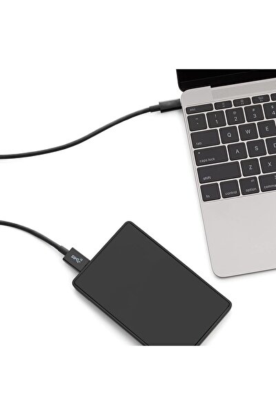 Daytona Usb Type-c To Micro B 3.1 Harici Harddisk Dönüştürücü Şarj Cihazı Aktarıcı Kablo(3M) 5343