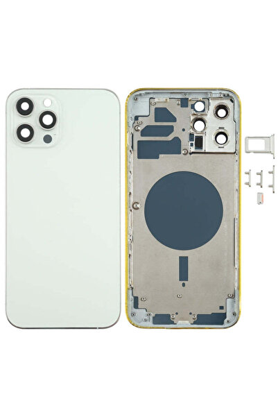 indirimplus iPhone 12 Pro Max Kasa Boş Sim Kart Tepsisi ve Yan Tuşlar ve Kame...