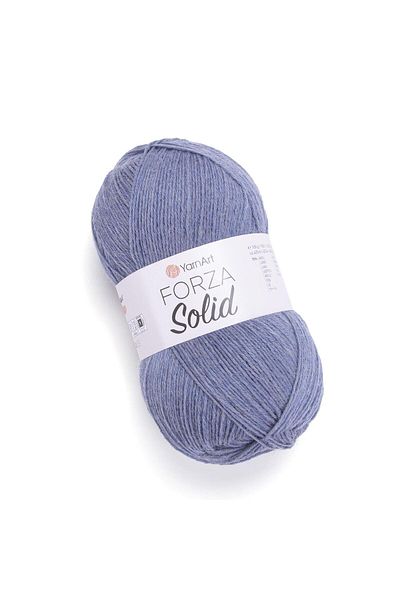 Yarnart FORZA SOLID - Γκρι-Μπλε Χειροποίητο Νήμα - 4614