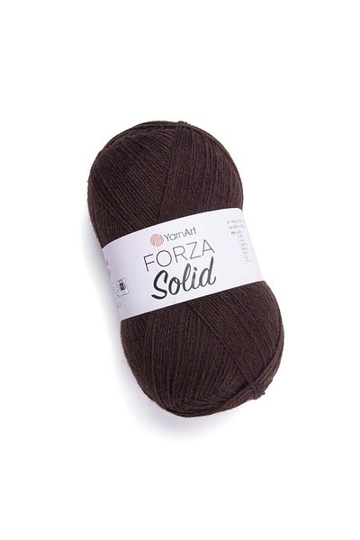 Yarnart FORZA SOLID - Καφέ Χειροποίητο Νήμα - 4623