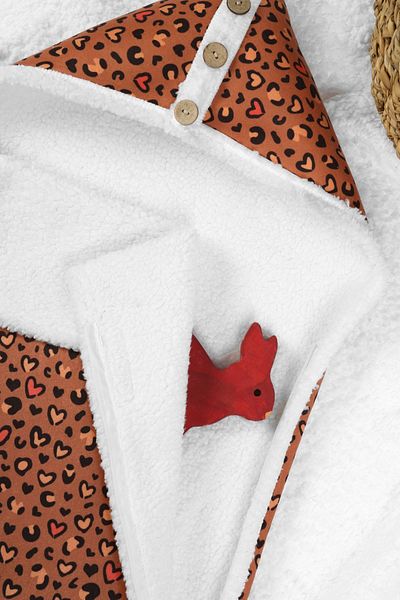 HAMUR Baby Outer Swaddle Sleeping Bag Fluffy Blanket Bb-501