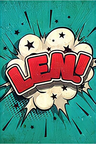 hediyeniburadabul Γραπτή ρετρό ξύλινη αφίσα