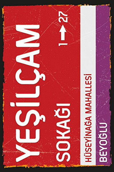 hediyeniburadabul Γραπτή ρετρό ξύλινη αφίσα