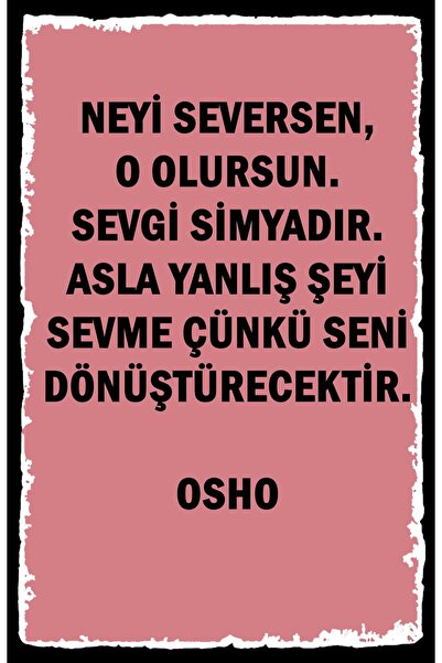 hediyeniburadabul Γραπτή ρετρό ξύλινη αφίσα