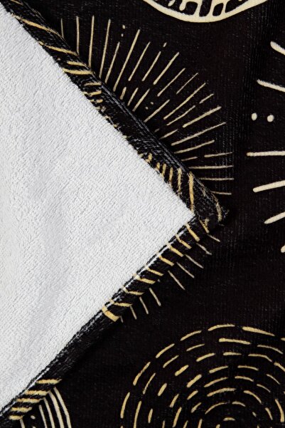 HAMUR Πετσέτα θαλάσσης Just Love Μαύρη 80x150 εκ