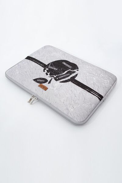 HAMUR حقيبة كمبيوتر محمول رمادية مقاس 14 بوصة