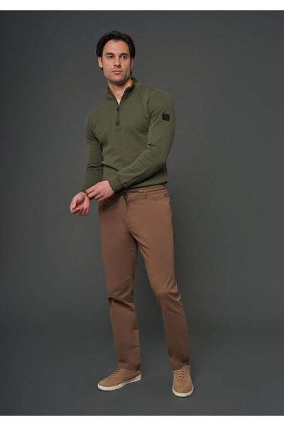 Tony Montana Παντελόνι Jogger Comfort Fit Gabardine Fabric