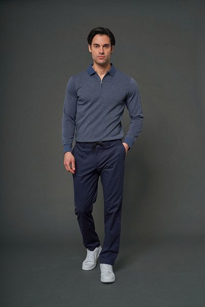 Tony Montana Παντελόνι Jogger Comfort Fit Gabardine Fabric