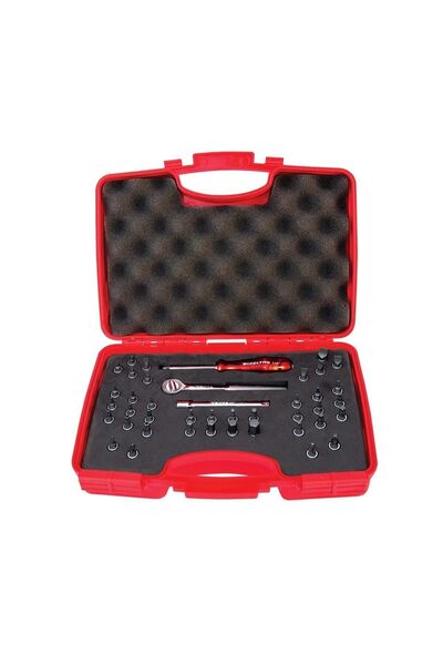 İzeltaş طقم لقم 1/4 بوصة 42 قطعة - 1107001042