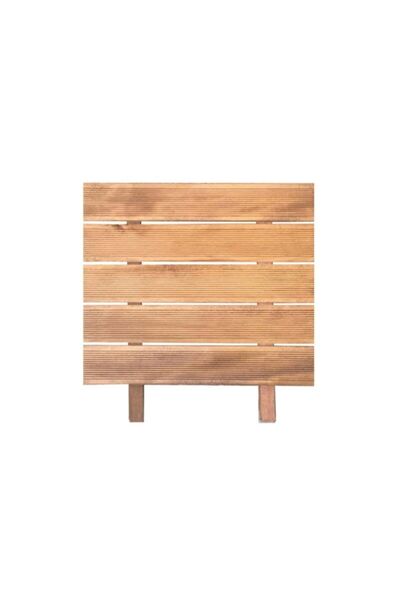 pinoxi Ahşap Yer Karosu Bahçe Karosu Zemin Döşeme 45 X 45 Cm (0,81 M2) 4 Adet
