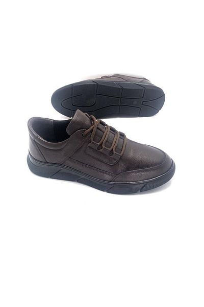 Deritarz Genuine Leather Orthopedic Winter Brown Men's Shoes