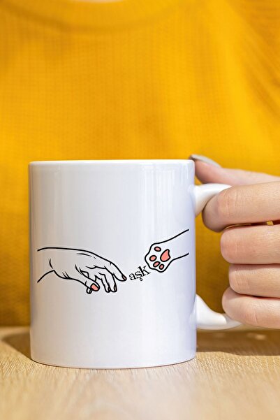 Tuncel İşleme Cană cu design manual pentru dragoste Cană pentru cafea Cană pe...