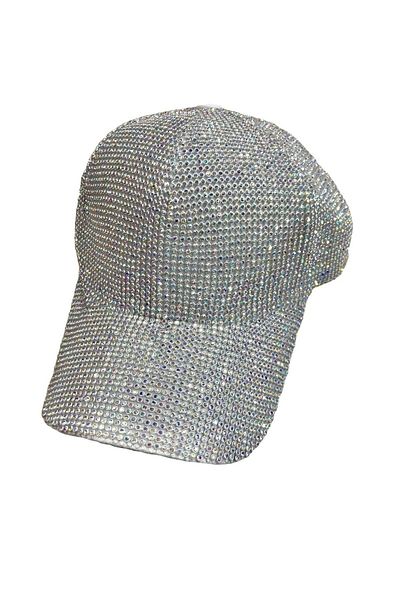 VS ACCESSORY Luxury Hat with Shiny Crystal Stone