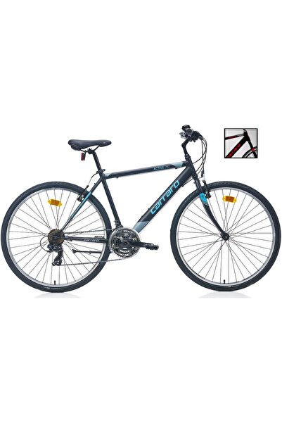 Carraro Active 490h Mat Siyah Koyu Gri Mavi Şehir Bisikleti
