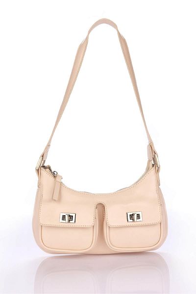 Aron Atelier Beige Ema Women's Shoulder Bag