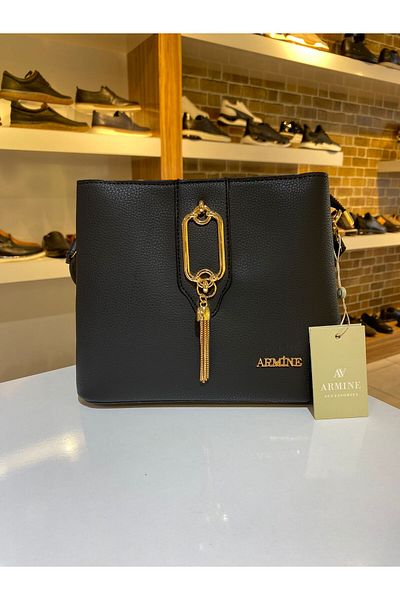 Armine ARMINE Women's - Stylish and High Quality Black Hand and Shoulder Bag