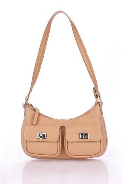 Aron Atelier Dark Beige Ema Women's Shoulder Bag