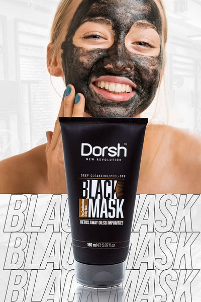Dorsh Peel-Off Black Mask Anti-Blackhead and Acne 150 ml