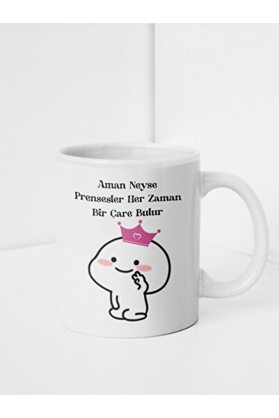 dopdolu promosyon Mochi Prenses Tasarımlı Kupa Bardak