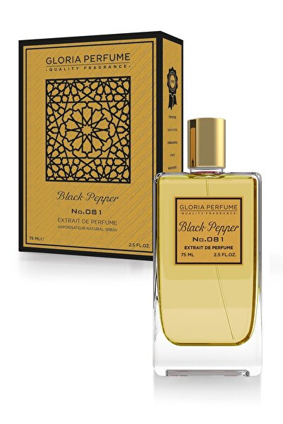 Gloria Perfume Black Pepper 75 ml Edp Unisex Parfüm