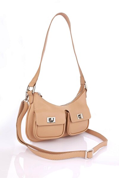 Aron Atelier Dark Beige Ema Women's Shoulder Bag