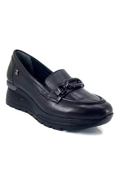 Venüs 2313020 Günlük Hakiki Deri  Ayakkabı-Siyah