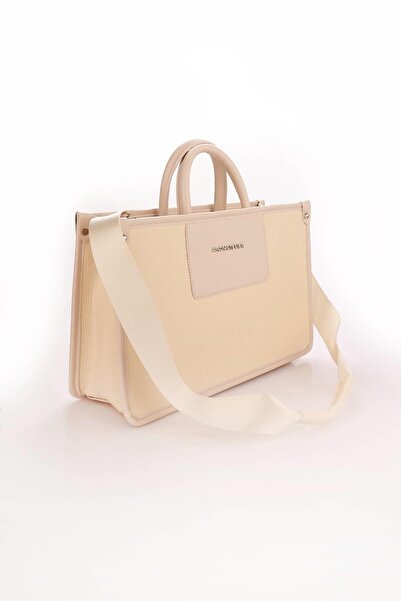 Aron Atelier Beige Colored Tracy Women's Handbag