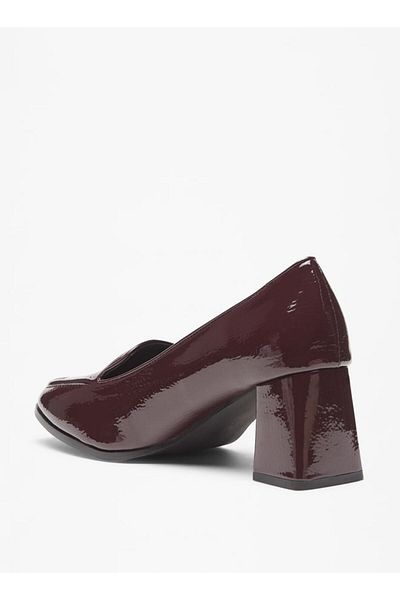 Flora Bella by Shoexpress Solid Slip-On Shoes with Block Heels